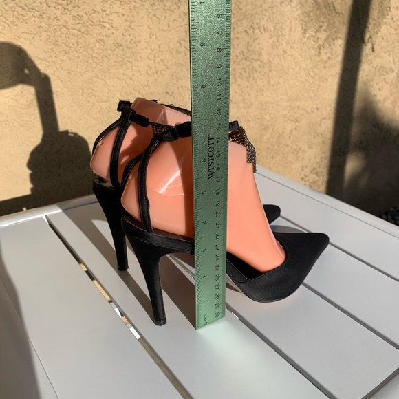 Sasha Too pumps sandals satin pointy toe size 6.5B - Picture 7 of 15